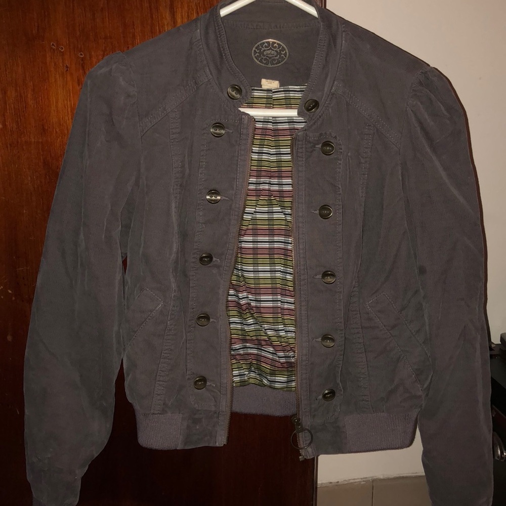 Idra corduroy taupe bomber